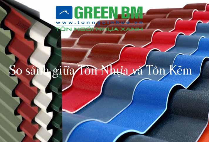 So Sánh Tôn Nhựa PVC/ASA với Tôn Thép